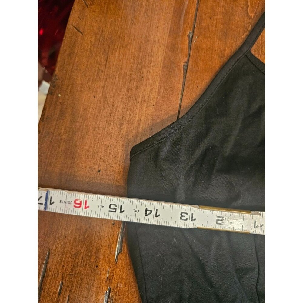 ININ Dress Size Small Black Strappy midi cross front adjustable‎ straps NWT - Picture 4 of 6